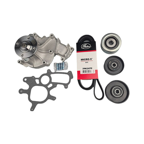 Drive Belt Water Pump Engine Pulleys For Toyota Hiace KDH201 KDH206 3.0L 1KDFTV