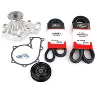 Drive Belt, Pulley & Water Pump For Ford Ranger PJ PK Mazda BT50 UN WLAT WEAT