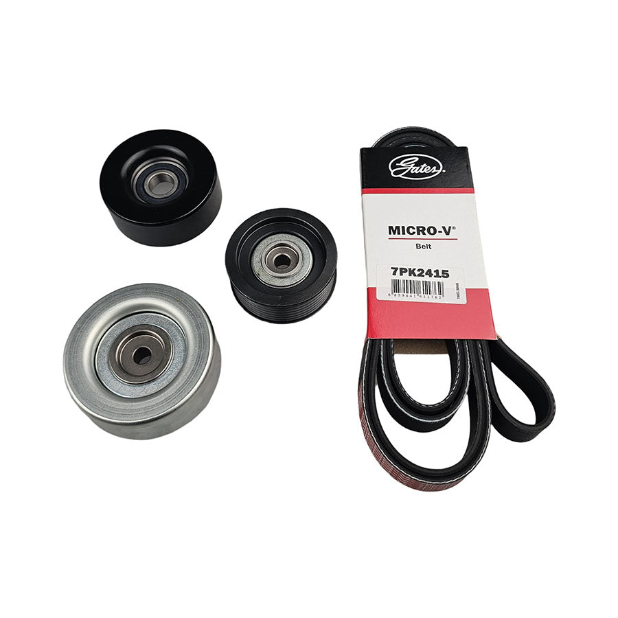 Drive Belt & Pulley Kit for Mitsubishi Pajero NM NP 3.5L 6G74 NS NT NW 3.8L 6G75