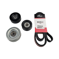 Drive Belt & Pulley Kit for Mitsubishi Pajero NM NP 3.5L 6G74 NS NT NW 3.8L 6G75