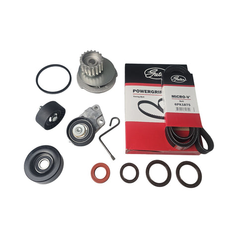 Timing Belt Kit + Water Pump, Belts and Pulleys for Holden Barina TK w/ shield