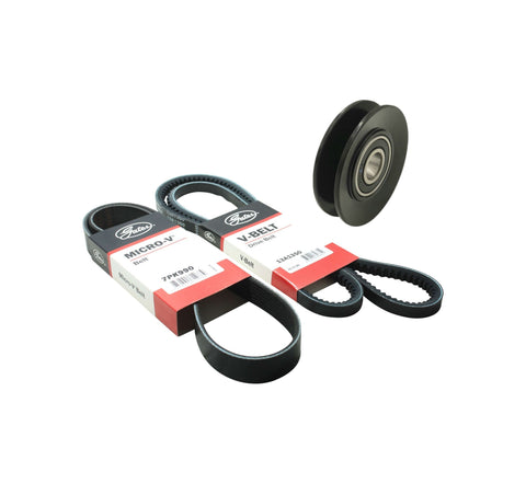 Drive Belt Set with Pulley for Isuzu D-Max TFR TFS 4JJ1 3.0L Diesel 2008~2012