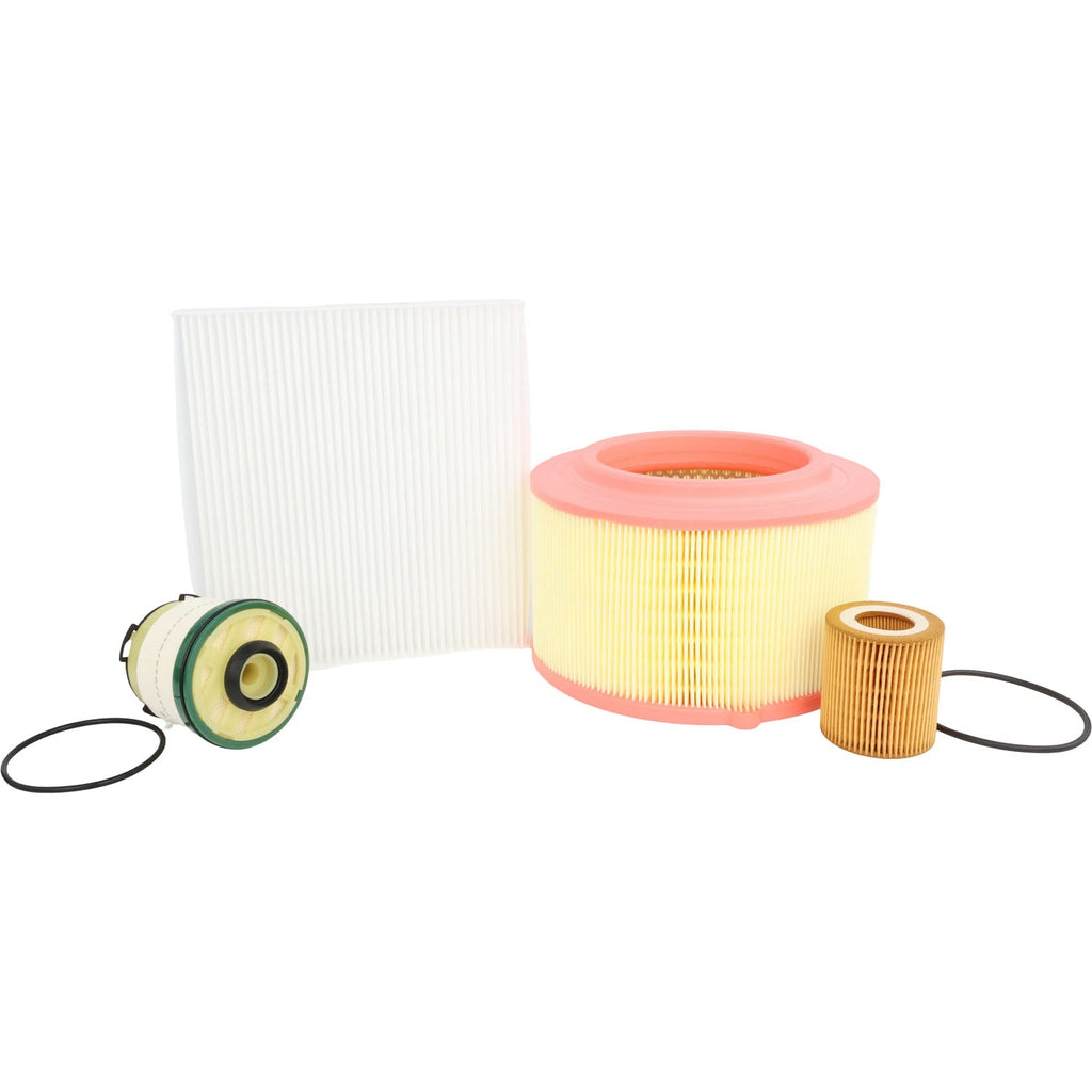 Oil Air(Round) Fuel Cabin Filter kit for Ford Ranger PX Mazda BT50 UP UR P5AT