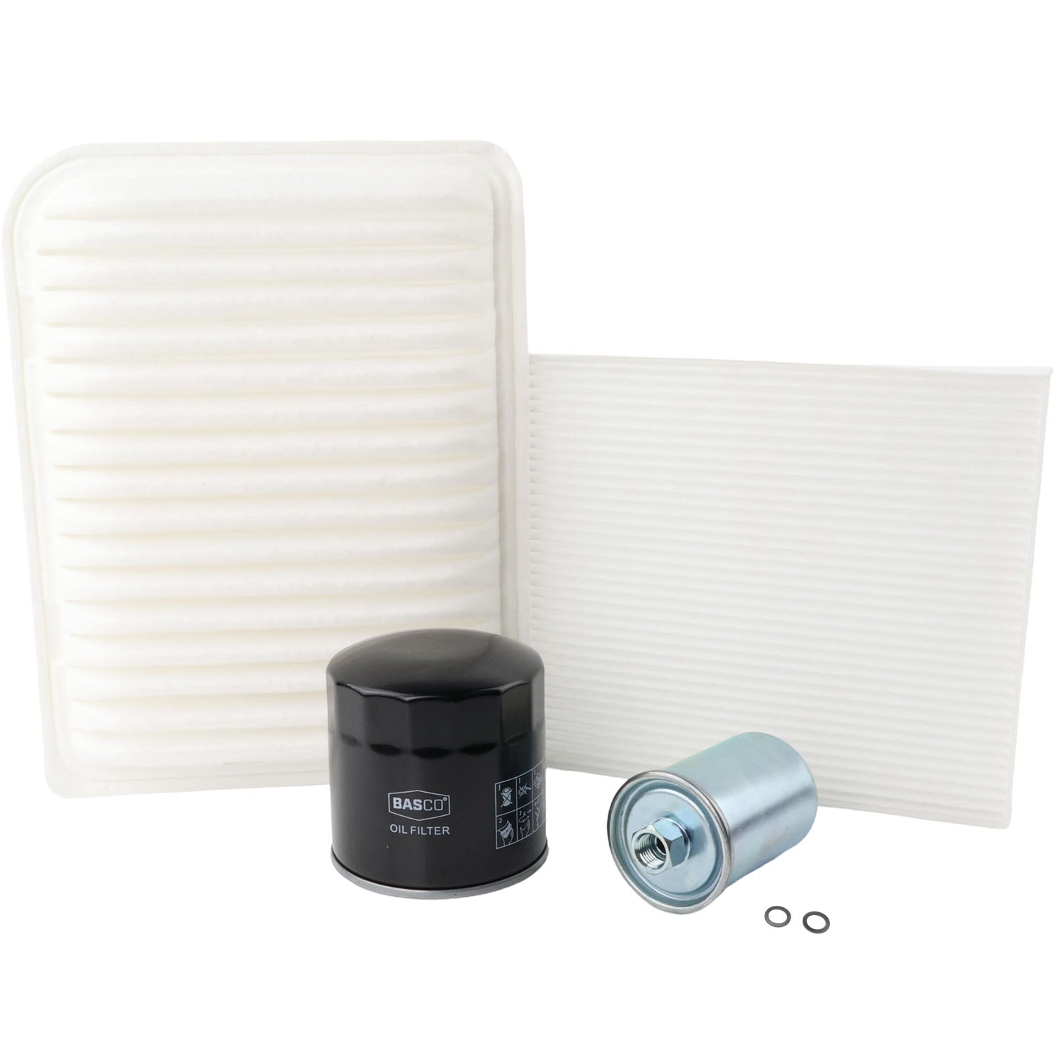 Oil Air Fuel Cabin Filter Kit for Ford Territory SY 4.0L Petrol BARRA190 05~08