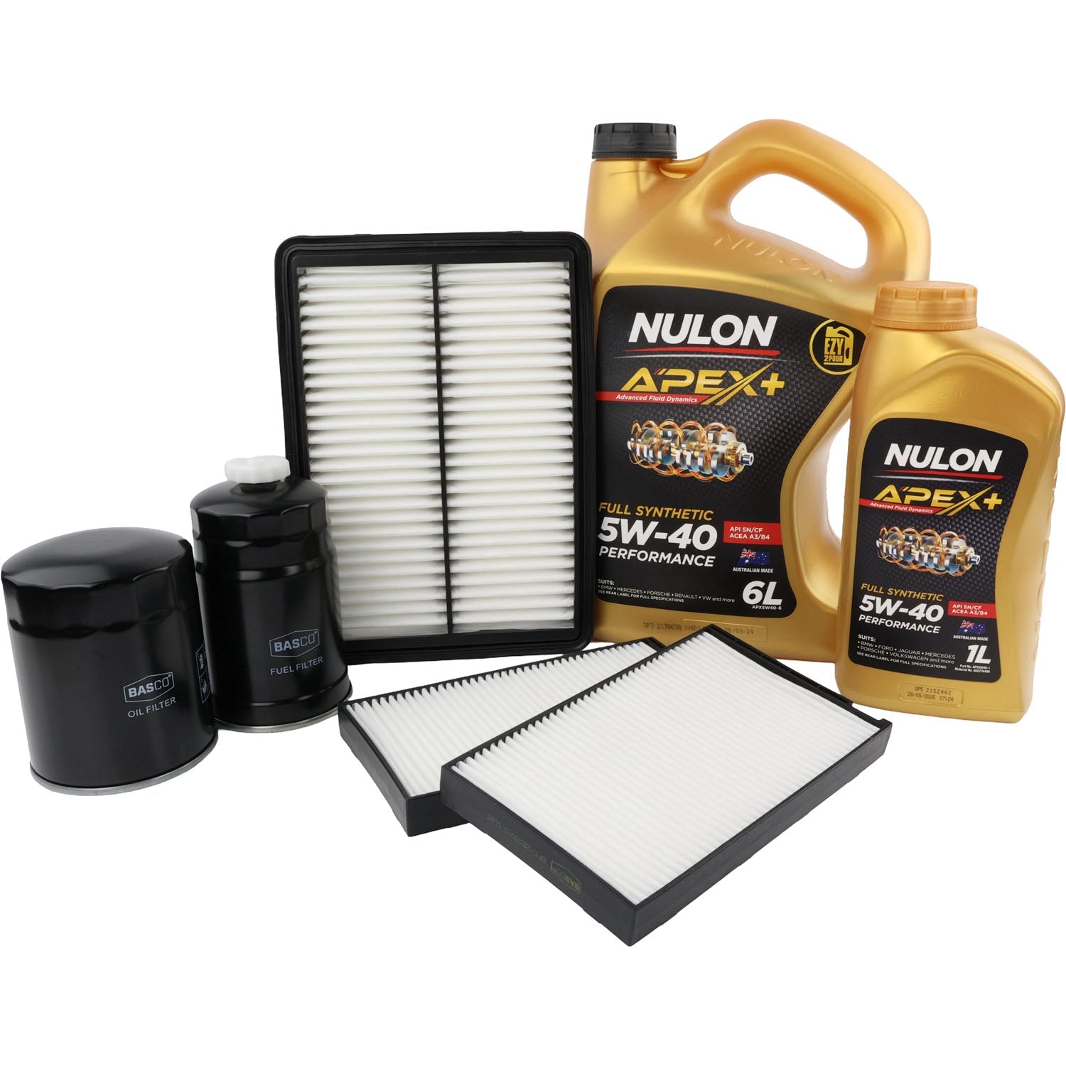 Oil Air Fuel Cabin Filter Kit +Oil for Hyundai iLoad TQ 2.5L Diesel D4CB 08~21