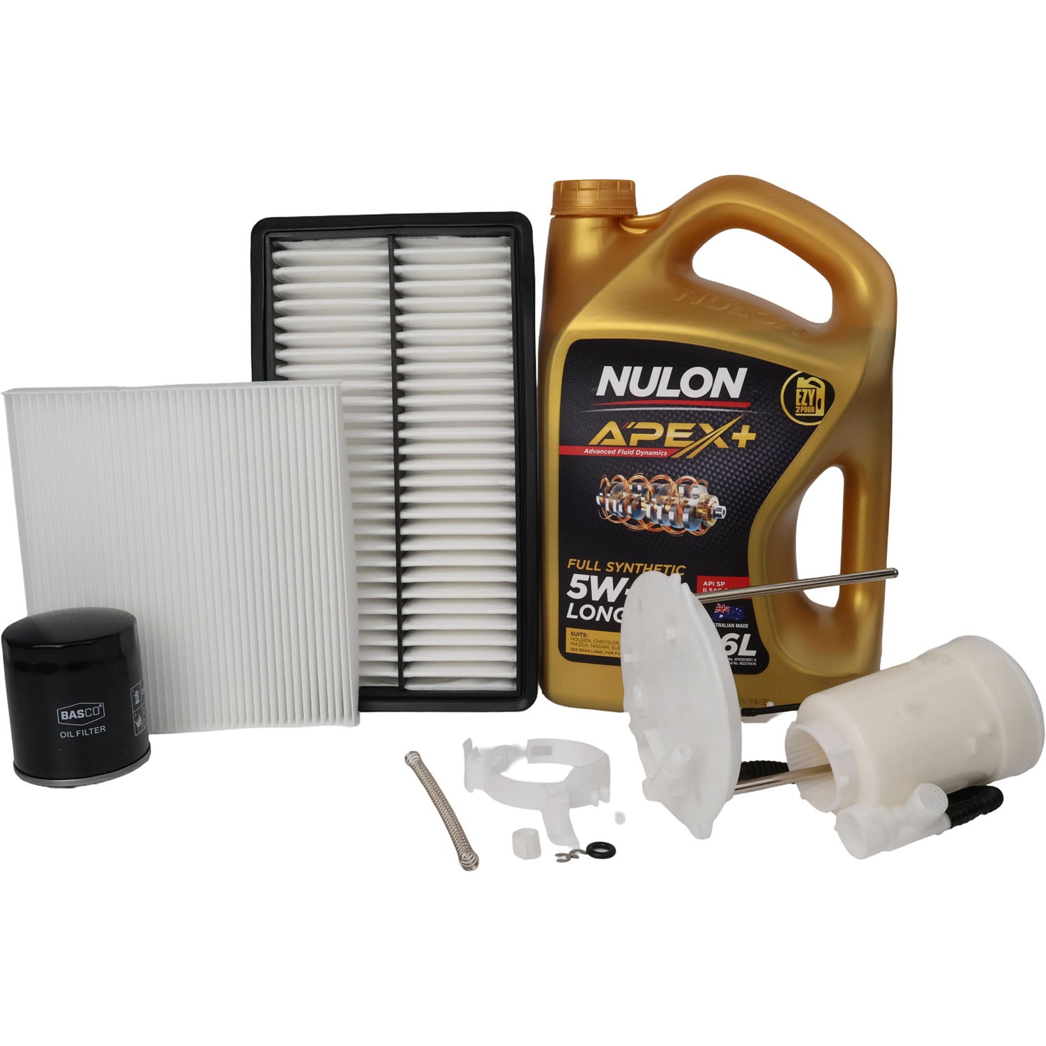 Oil Air Fuel Cabin Filter kit + Oil for Mazda CX-7 ER L5 2.5L 2009~2012