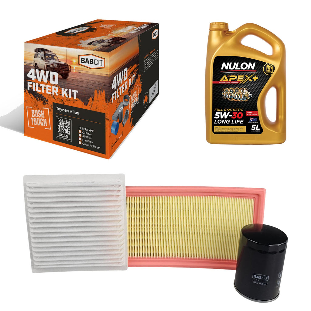 Oil Air Cabin Filter kit + Oil for Mazda CX-9 TB CA 3.7L 2007~2016