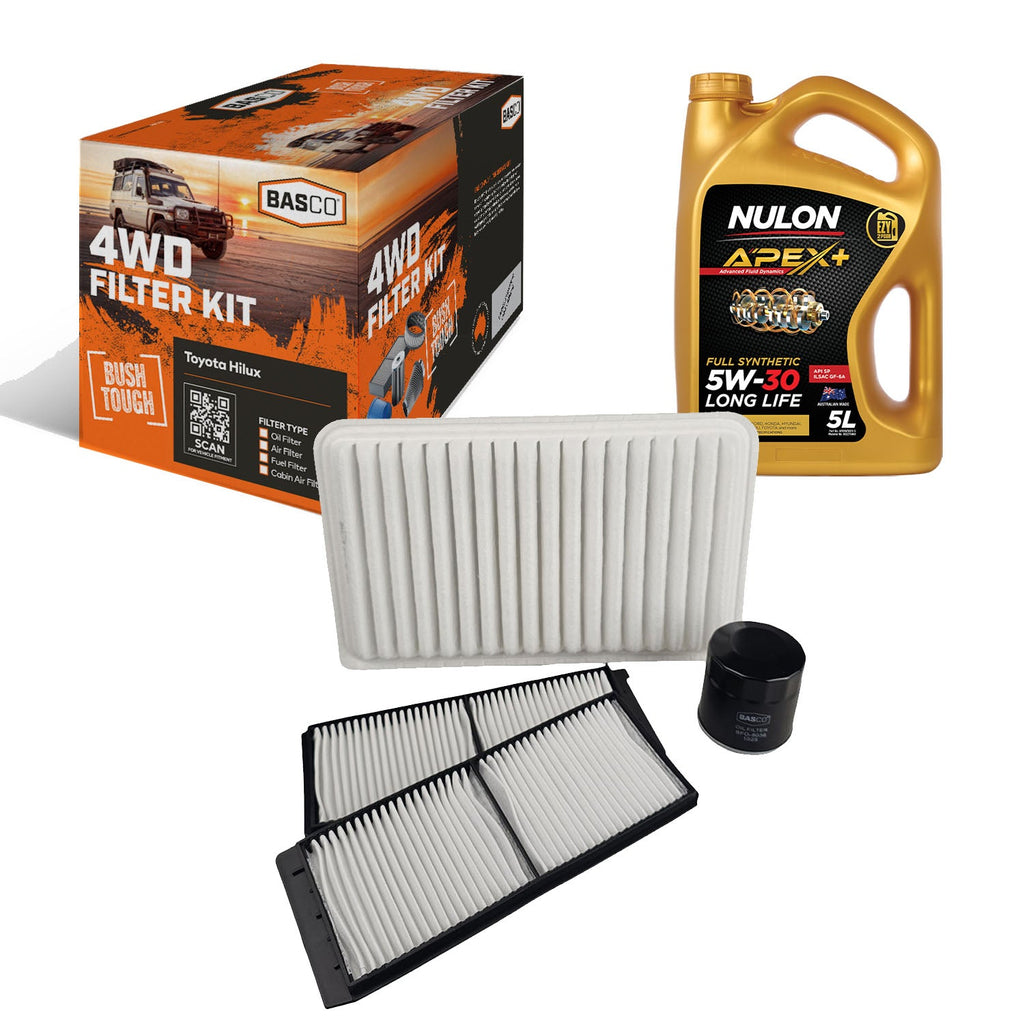 Oil Air Cabin Filter kit + Oil for Mazda Mazda2 DE ZY 1.5L 2007~2014