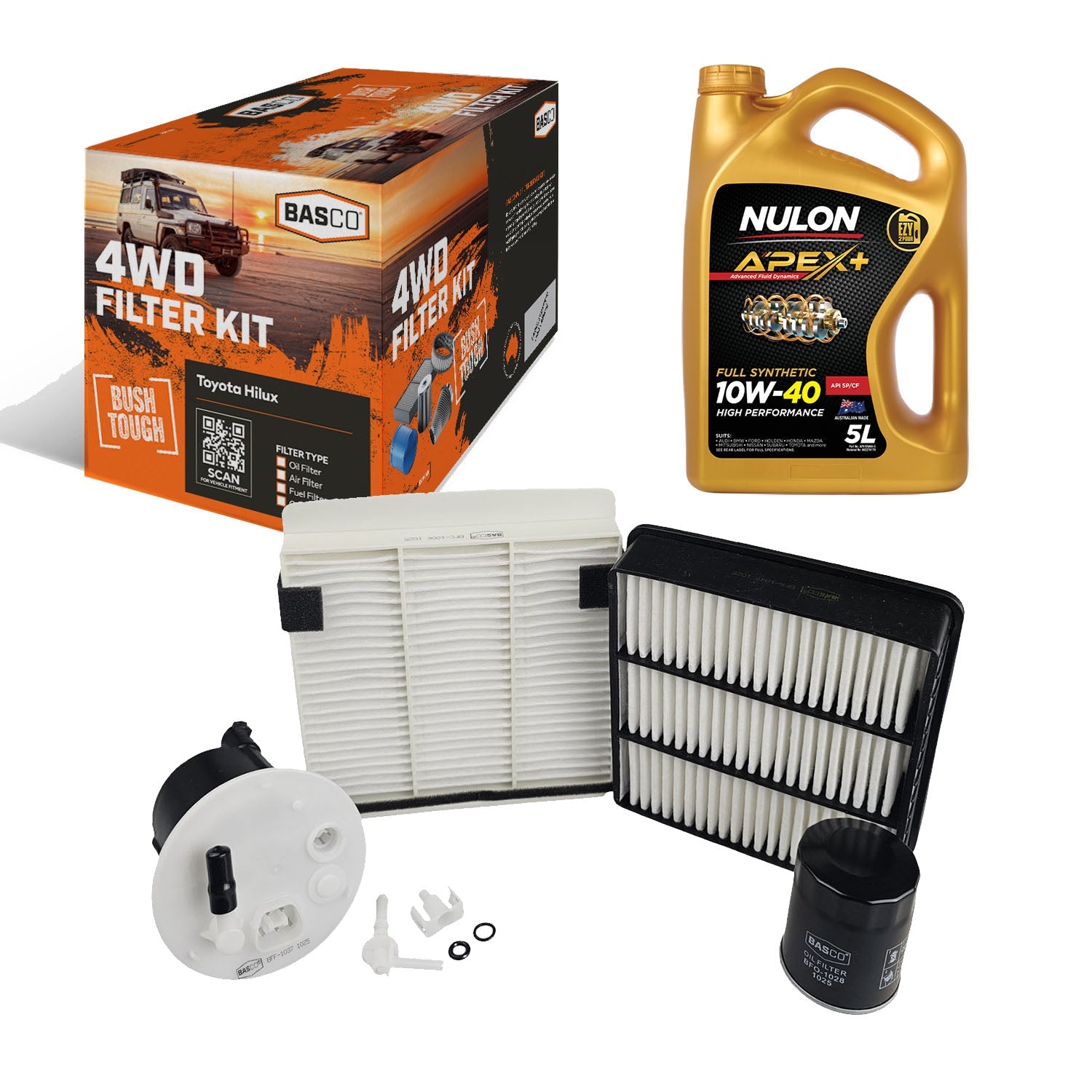 Oil Air Cabin Filter kit + Oil for Mitsubishi Lancer CH 4G94 2.0L 2002~2006