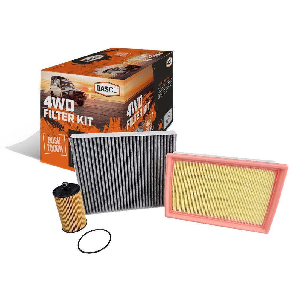 Oil(w/ relief) Air Cabin Filter kit for Holden Barina TM 1.6L F16D4 11~19