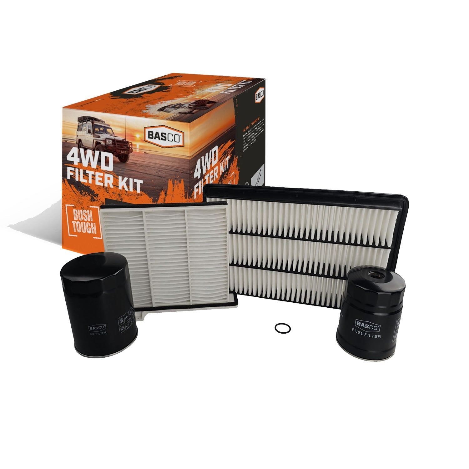 Oil Air Fuel Cabin Filter Kit for Toyota Yaris NCP130 NCP90 Petrol 1.3L 2NZFE