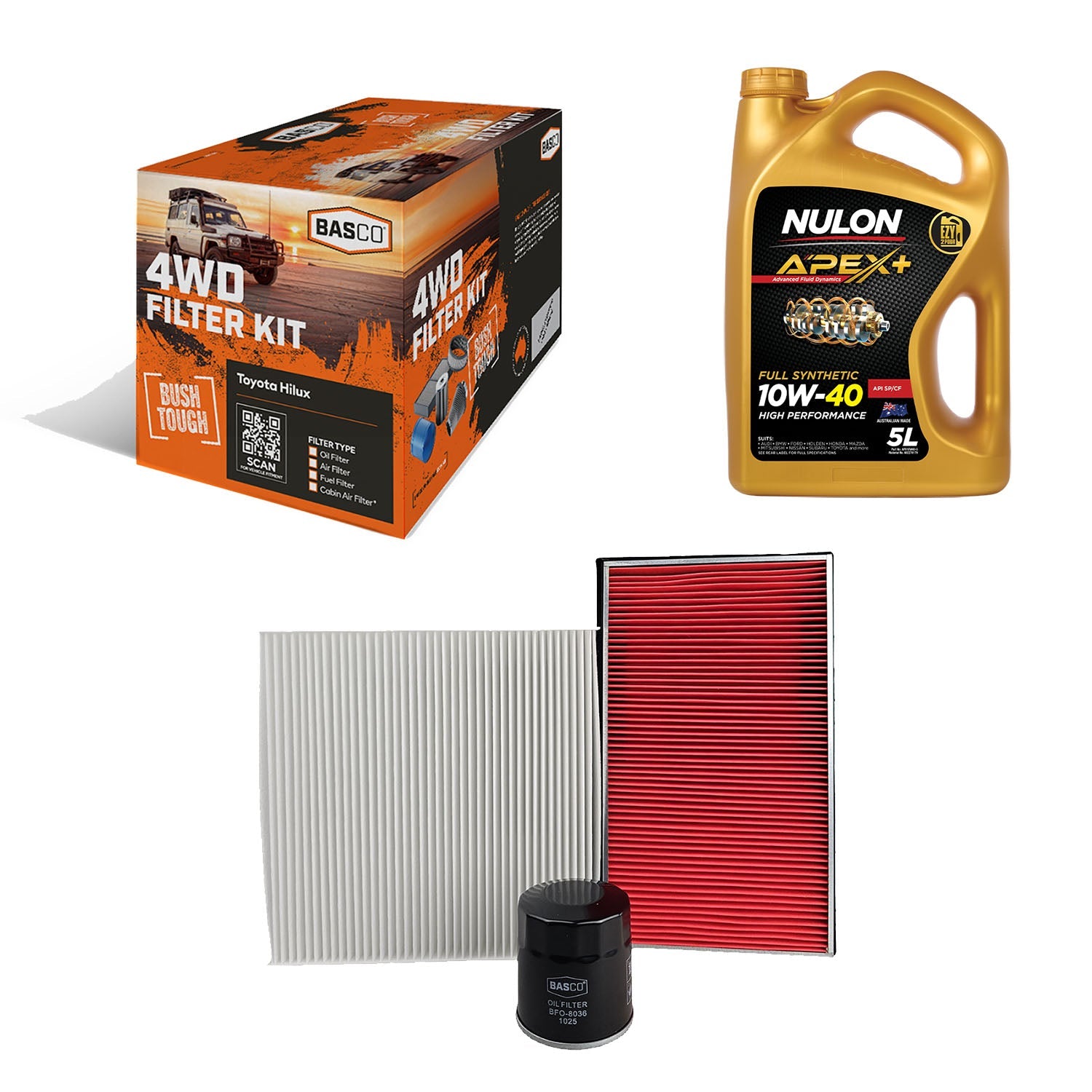 Oil Air Cabin Filter Kit + oil for Nissan Elgrand E51 3.5L Petrol VQ35DE 02-10