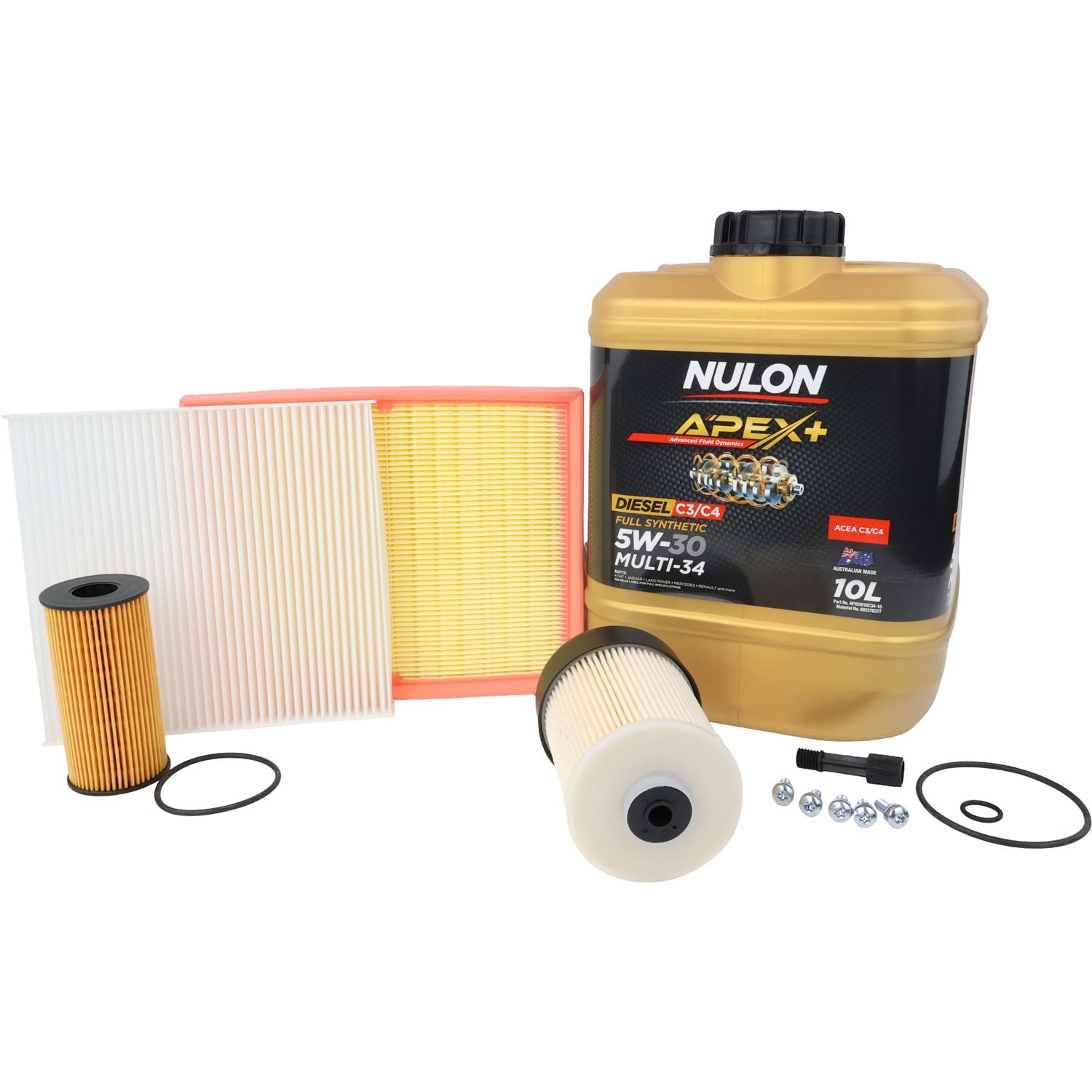 Oil Air Cabin Fuel Filter Kit + Oil for Nissan Navara D23 2.3L Diesel YS23DDTT