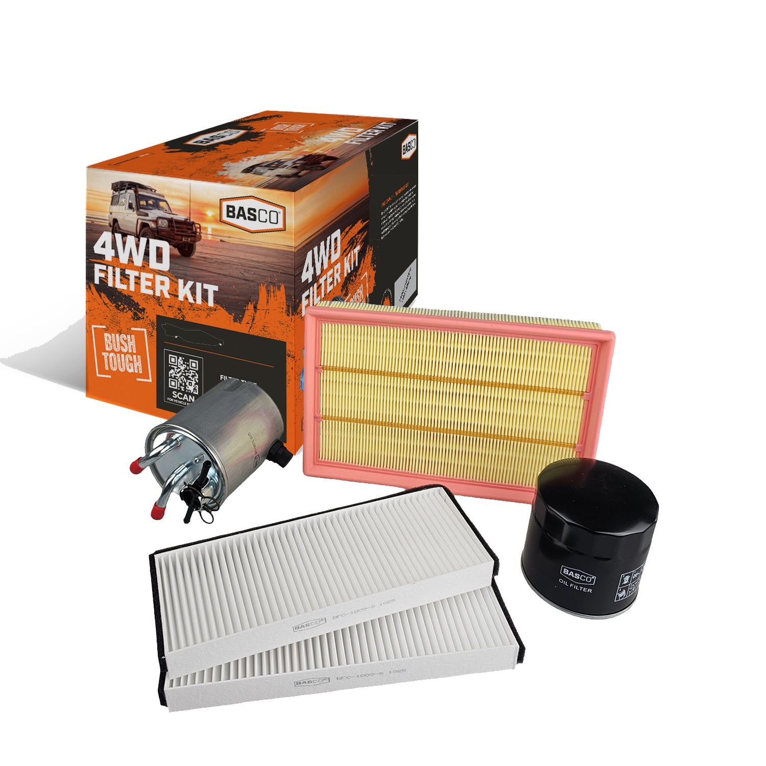 Oil Air Cabin Fuel Filter Kit for Nissan Navara D40 2.5L Diesel YD25DDT