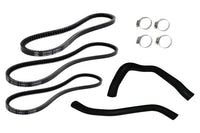 Gates Fan Belt and Radiator Hose Set for Nissan Patrol GU Y61 RD28 2.8L Diesel
