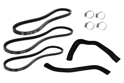 Gates Fan Belt and Radiator Hose Set for Nissan Patrol GU Y61 RD28 2.8L Diesel