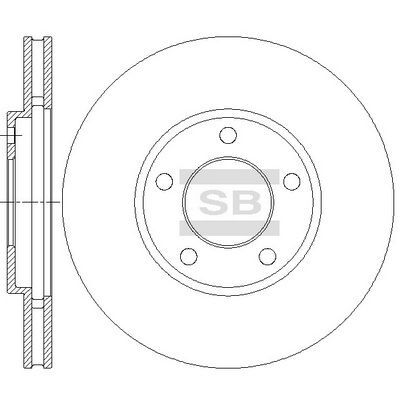 HiQ Front Brake Rotors Set SD5524
