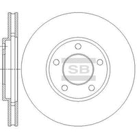 HiQ Front Brake Rotors Set SD5524
