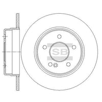 HiQ Rear Brake Rotors Set SD5441