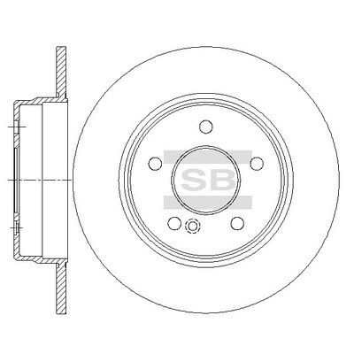 HiQ Rear Brake Rotors Set SD5441