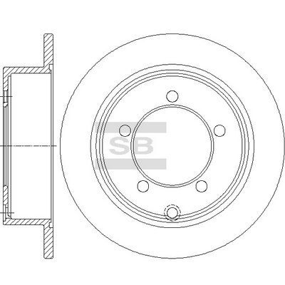 HiQ Rear Brake Rotors Set SD4341