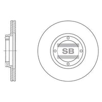 HiQ Front Brake Rotors Set SD1001