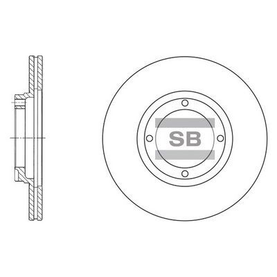 HiQ Front Brake Rotors Set SD1001