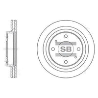 HiQ Front Brake Rotors Set SD1045