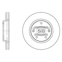 HiQ Front Brake Rotors Set SD1040