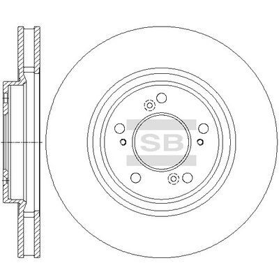 HiQ Front Brake Rotors Set SD4127