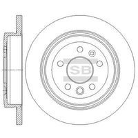 HiQ Rear Brake Rotors Set SD5335