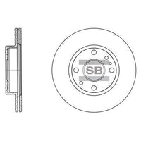 HiQ Front Brake Rotors Set SD2023