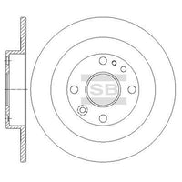HiQ Rear Brake Rotors Set SD4444