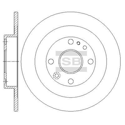 HiQ Rear Brake Rotors Set SD4444