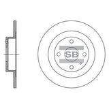 HiQ Rear Brake Rotors Set SD4415