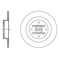 HiQ Rear Brake Rotors Set SD4415