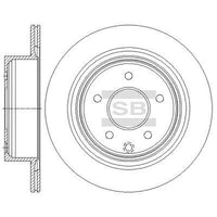 HiQ Rear Brake Rotors Set SD4241