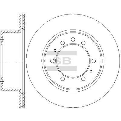 HiQ Rear Brake Rotors Set SD4264