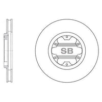 HiQ Front Brake Rotors Set SD4214