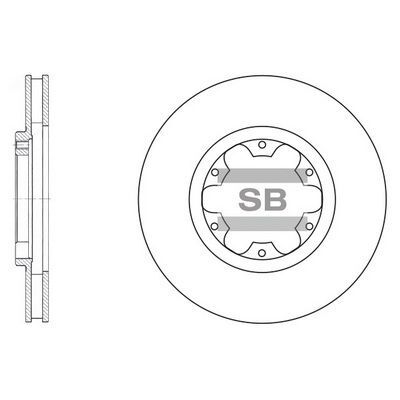 HiQ Front Brake Rotors Set SD4214
