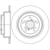 HiQ Rear Brake Rotors Set SD4707