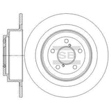 HiQ Rear Brake Rotors Set SD4710