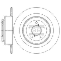 HiQ Rear Brake Rotors Set SD4710