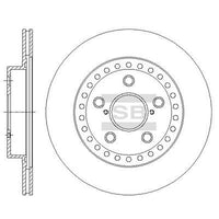 HiQ Front Brake Rotors Set SD4048