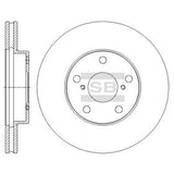 HiQ Front Brake Rotors Set SD4050