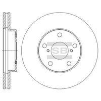 HiQ Front Brake Rotors Set SD4050