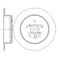 HiQ Rear Brake Rotors Set SD4623