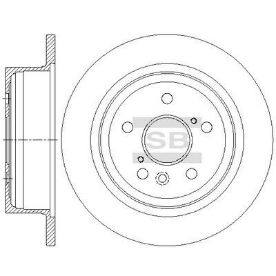 HiQ Rear Brake Rotors Set SD4639