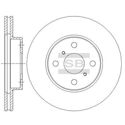 HiQ Front Brake Rotors Set SD4061