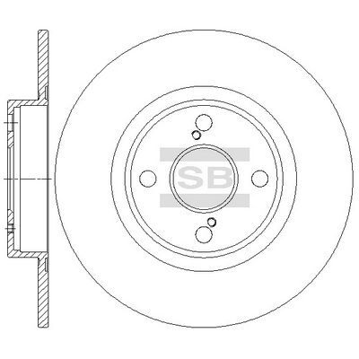 HiQ Rear Brake Rotors Set SD4680